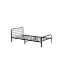 Factory Wholesale Dormitory Steel Metal Single Student Bed Frame